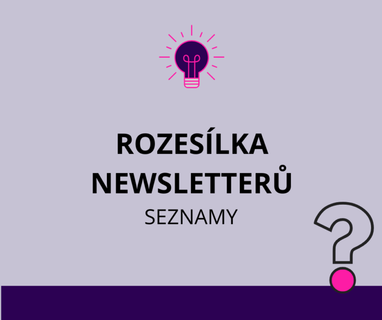 Seznamy pro rozesílání e-mailů, které byste měli mít