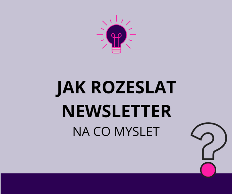 Na co myslet, než rozešlete newsletter