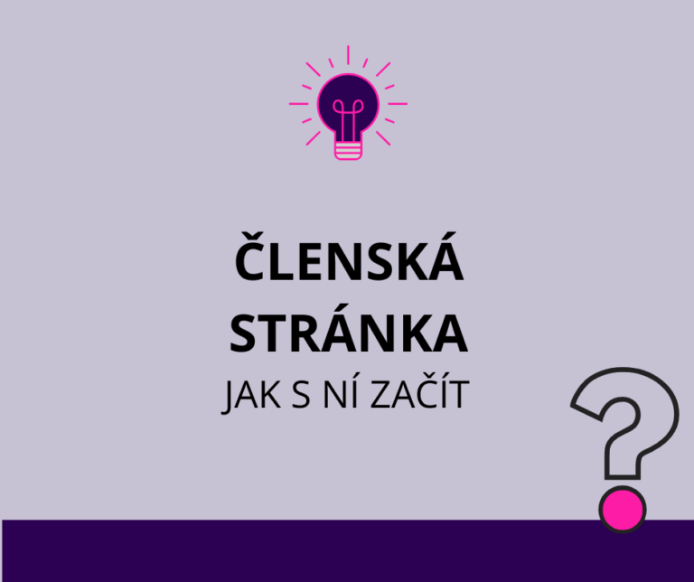 Co je členská stránka a jak s ní začít