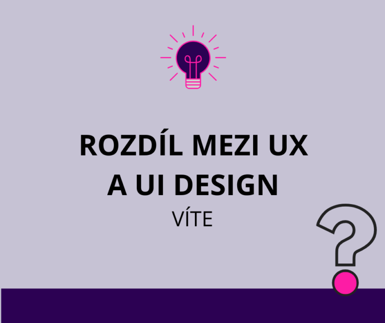 Jaký je rozdíl mezi UX a UI designem?