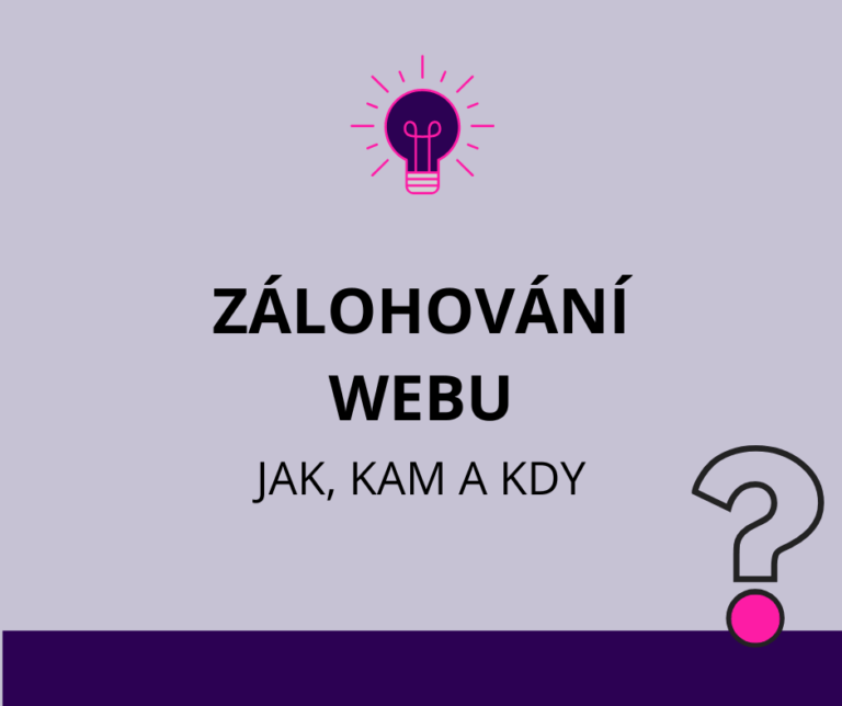 Jak, kam a kdy zálohovat WordPress web