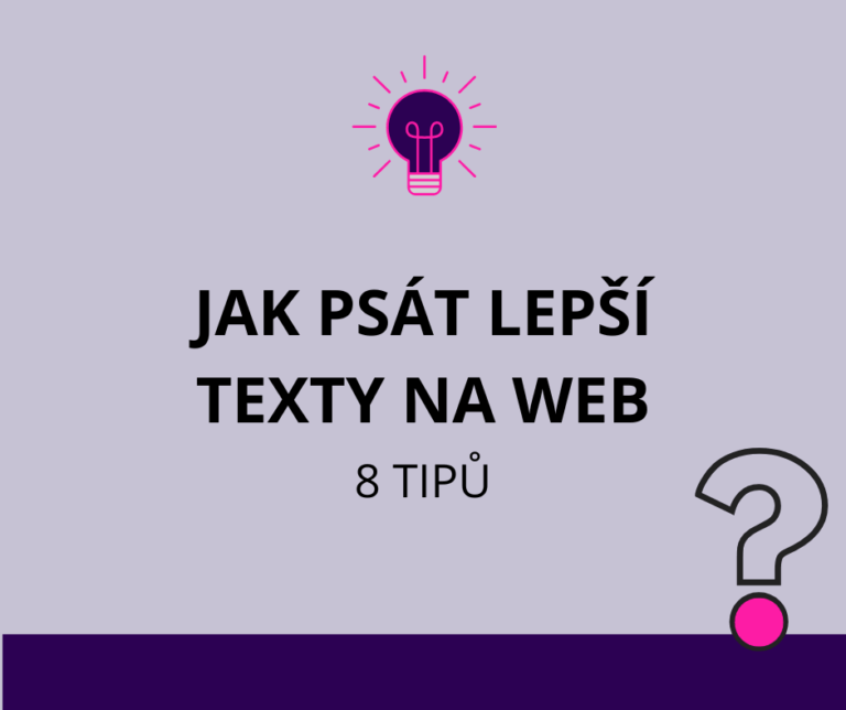 8 tipů, jak psát lepší texty na Váš web