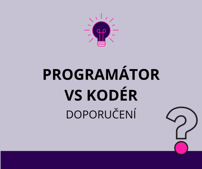 Programátor vs. kodér aneb jakého odborníka vybrat?