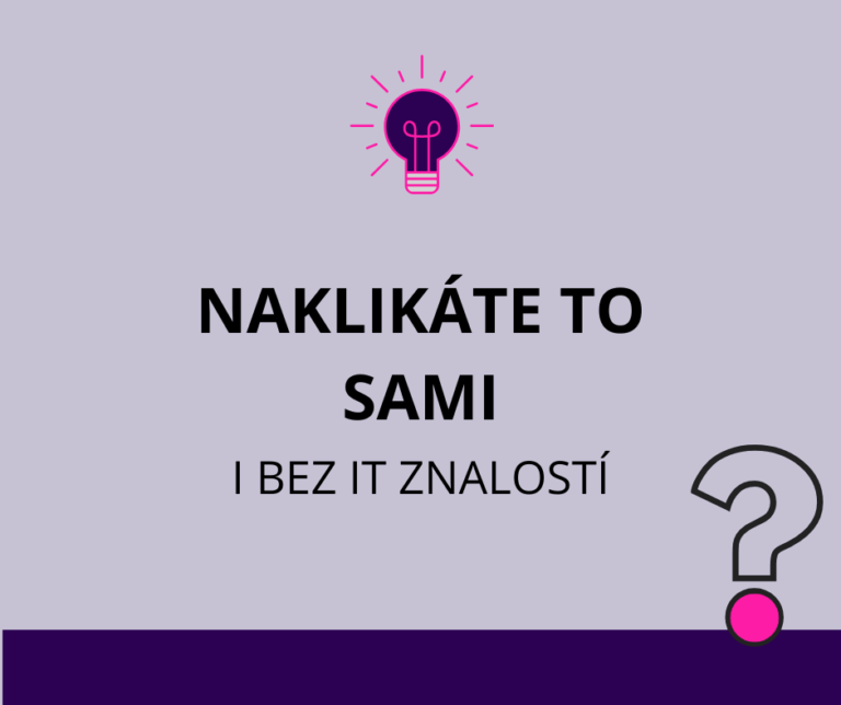 4 věci, které si na webu hravě naklikáte sami i bez IT znalostí