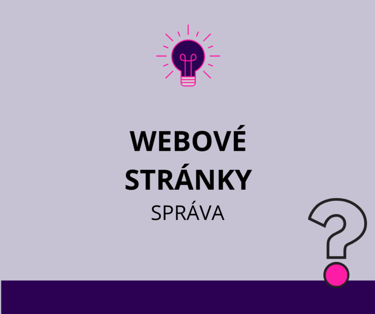 Správa webových stránek: Tohle potřebujete vědět